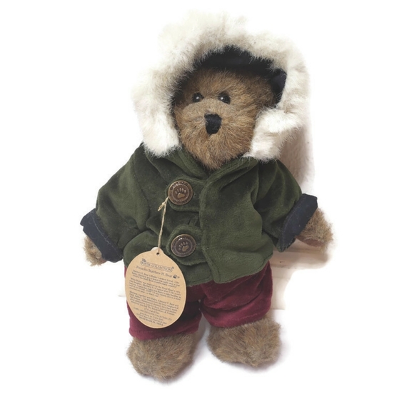 Boyds bears Mathew H Bear winter fuzzy jacket - Picture 4 of 5
